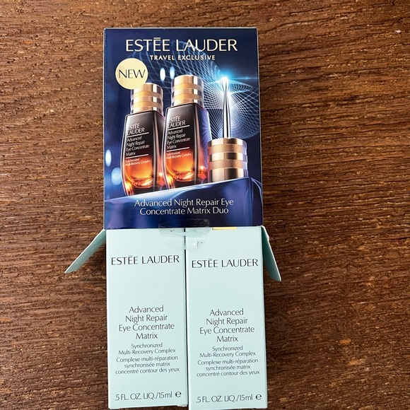 Advanced Night Repair Eye Concentrate Matrix Duo (2) 5ml bottles NIB - Picture 6 of 7